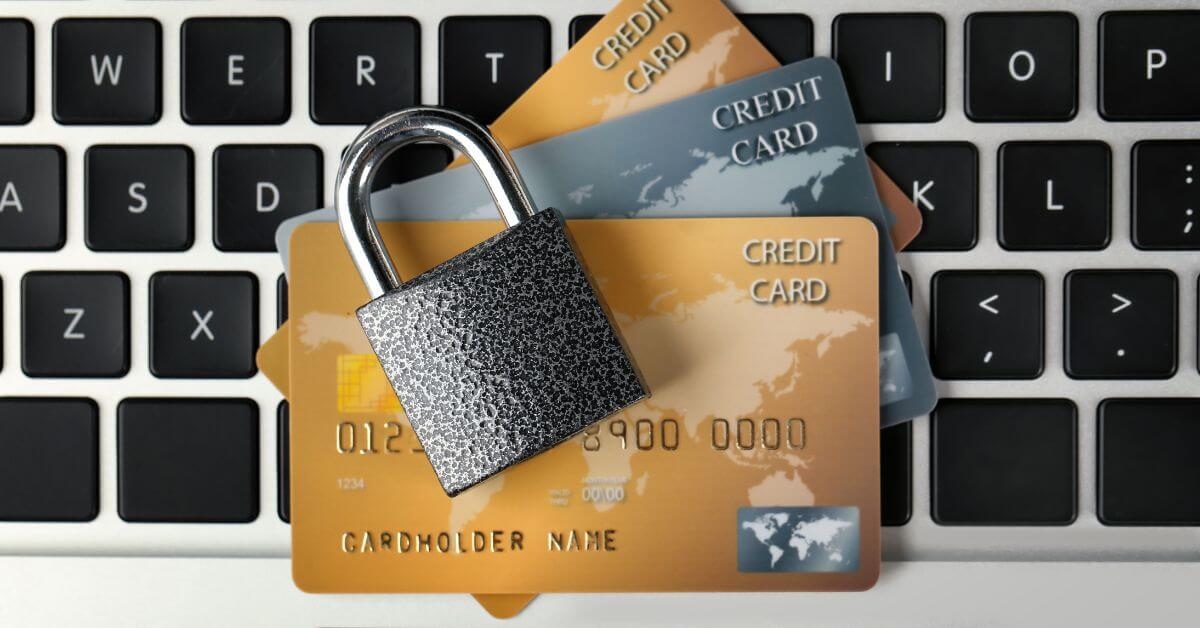 credit score improvement tips - keyboard, credit cards, lock